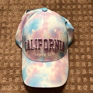 NWOT- Tie-dye California baseball cap